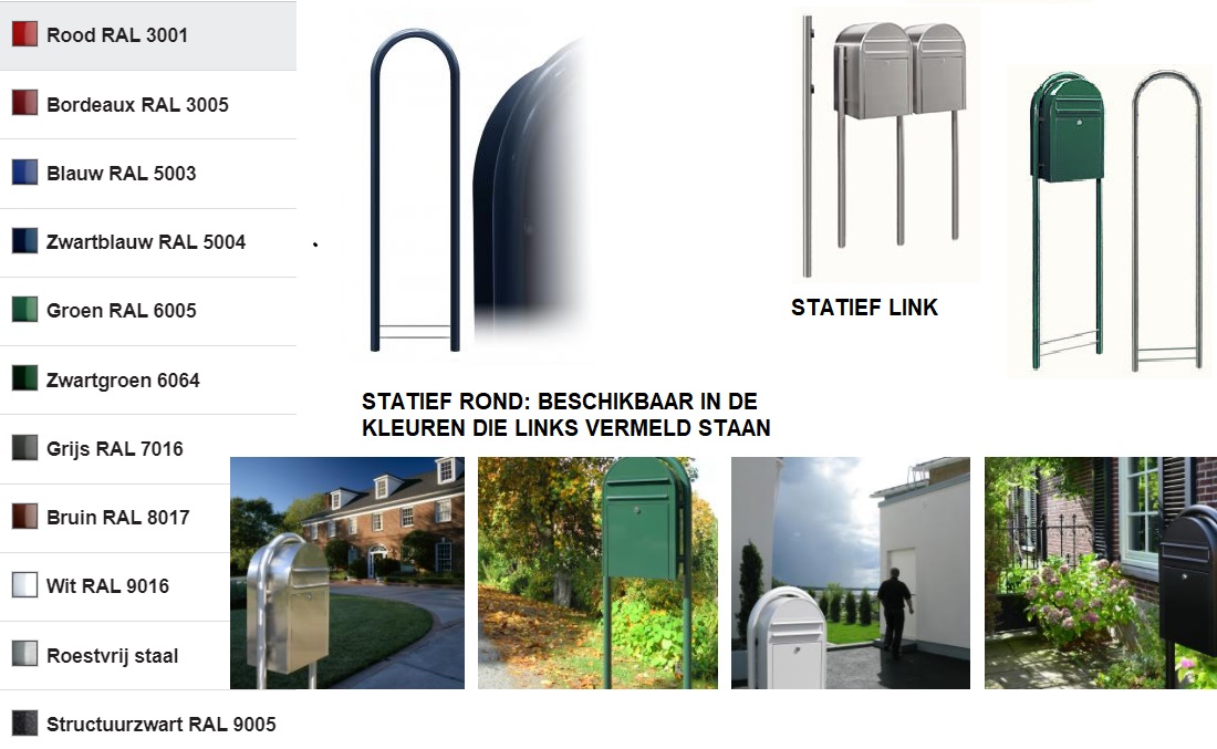 Statief rond zwartblauw